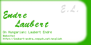endre laubert business card